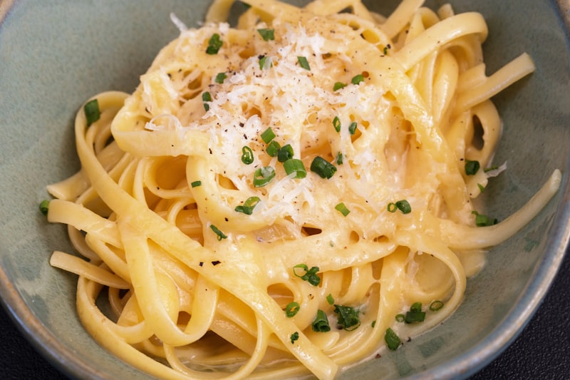 Pasta with parmesan